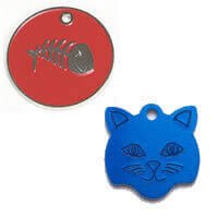 Engraved Cat ID Tags