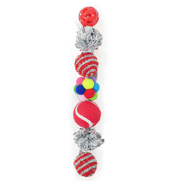 Rosewood Christmas Foot Of Festive Cat Balls Cat Toy