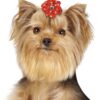 Aria Sequin Rosette Dog Hair Bow