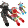 Happy Pet Little Rascals Sock Monkey Mixed Colours