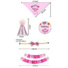 Pink Dog Birthday Banner Kit